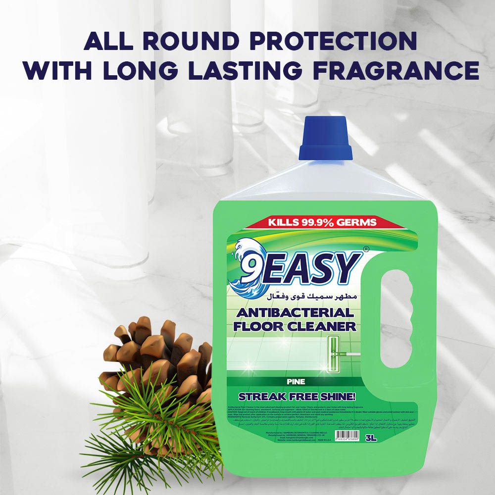 9Easy - Antibacterial Floor Cleaner - Pine - 3 L