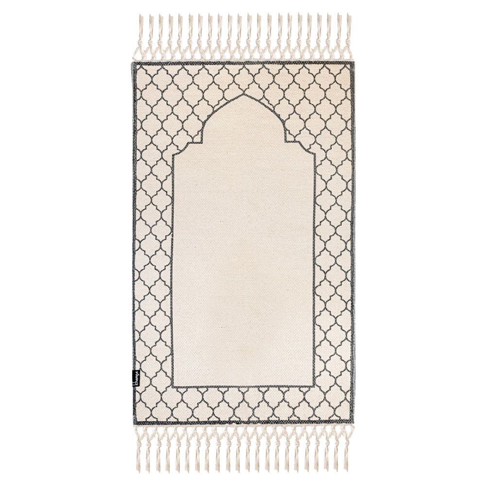 Khamsa - Ramadi Prayer Mat With Added Foam Padding For Adult - Grey