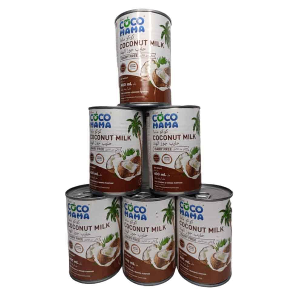 Coco Mama - Coconut Milk - 400 ml - Pack of 6