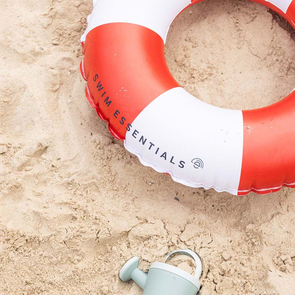 Swim Essentials - Life Buoy Printed Swim Ring - Red/White - 55cm