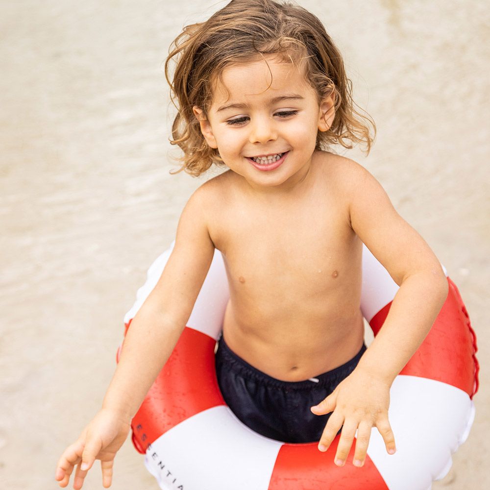 Swim Essentials - Life Buoy Printed Swim Ring - Red/White - 55cm