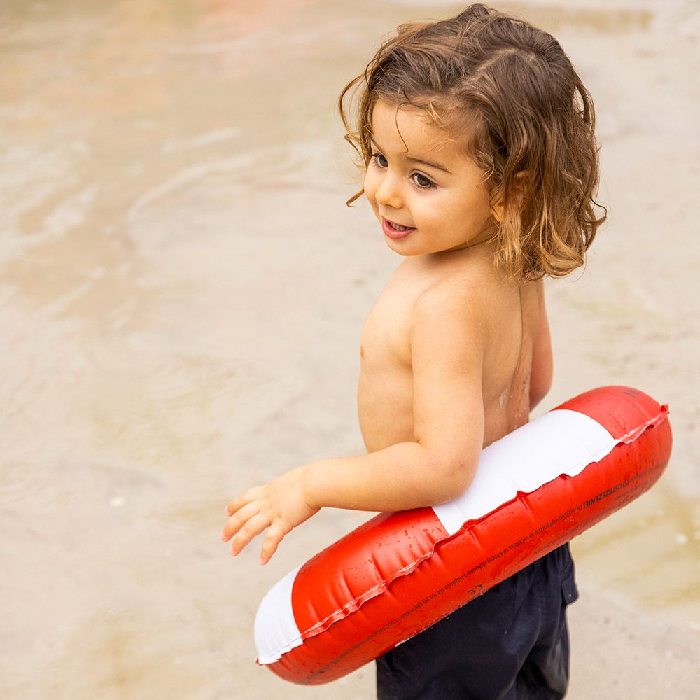 Swim Essentials - Life Buoy Printed Swim Ring - Red/White - 55cm