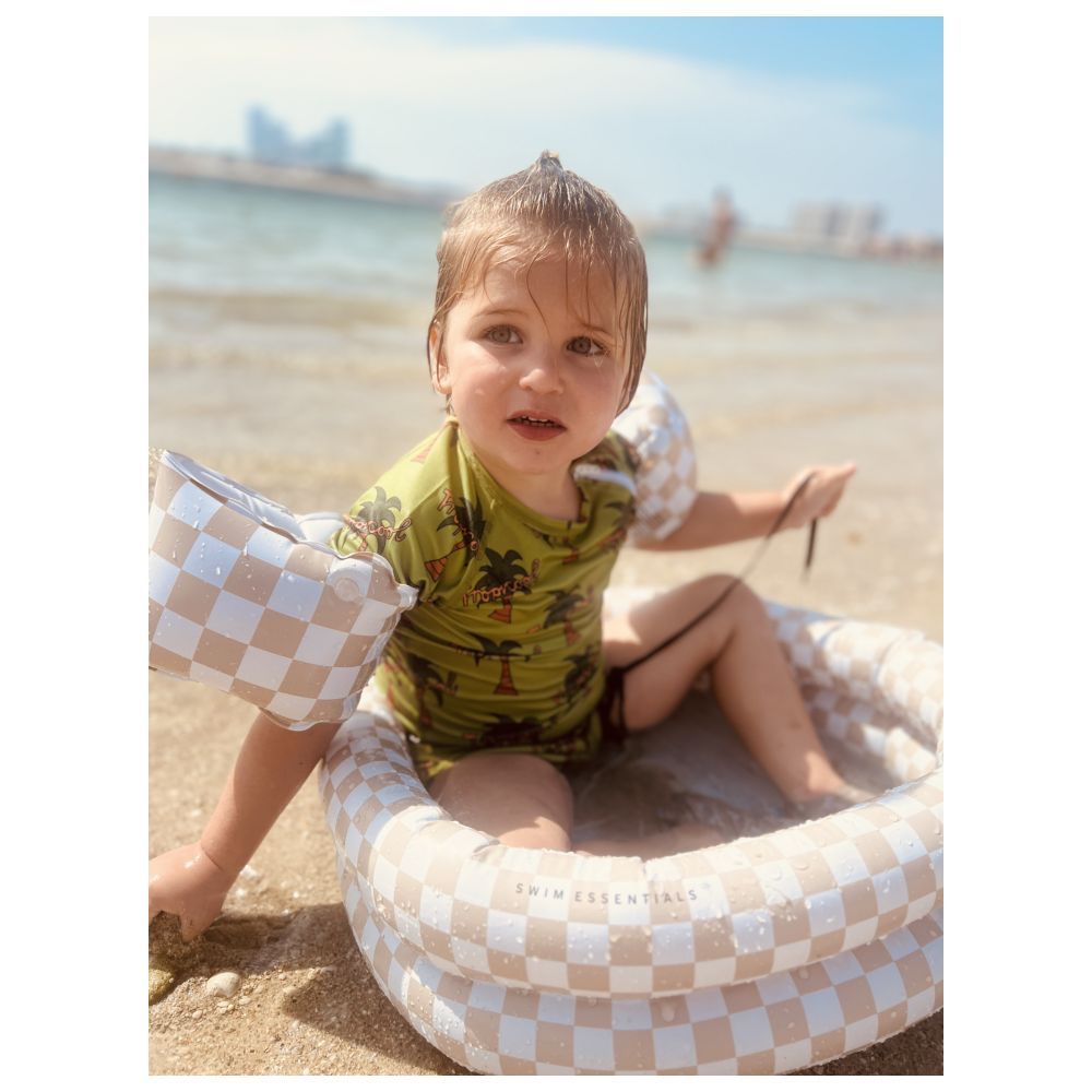 Swim Essentials - Sand Check Printed Baby Pool