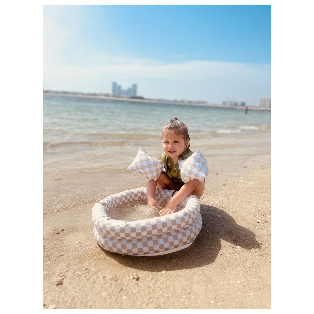 Swim Essentials - Sand Check Printed Baby Pool