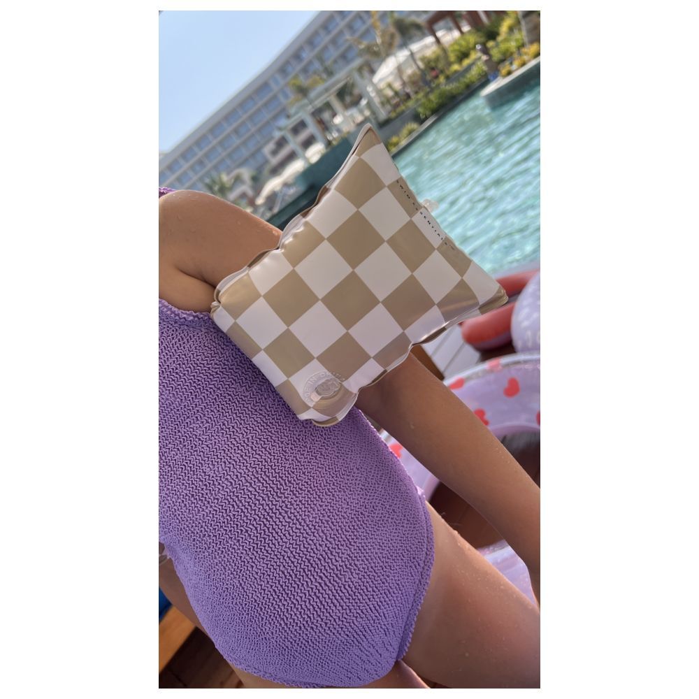 Swim Essentials - Sand Check Swimming Armbands - 14x6x17 cm