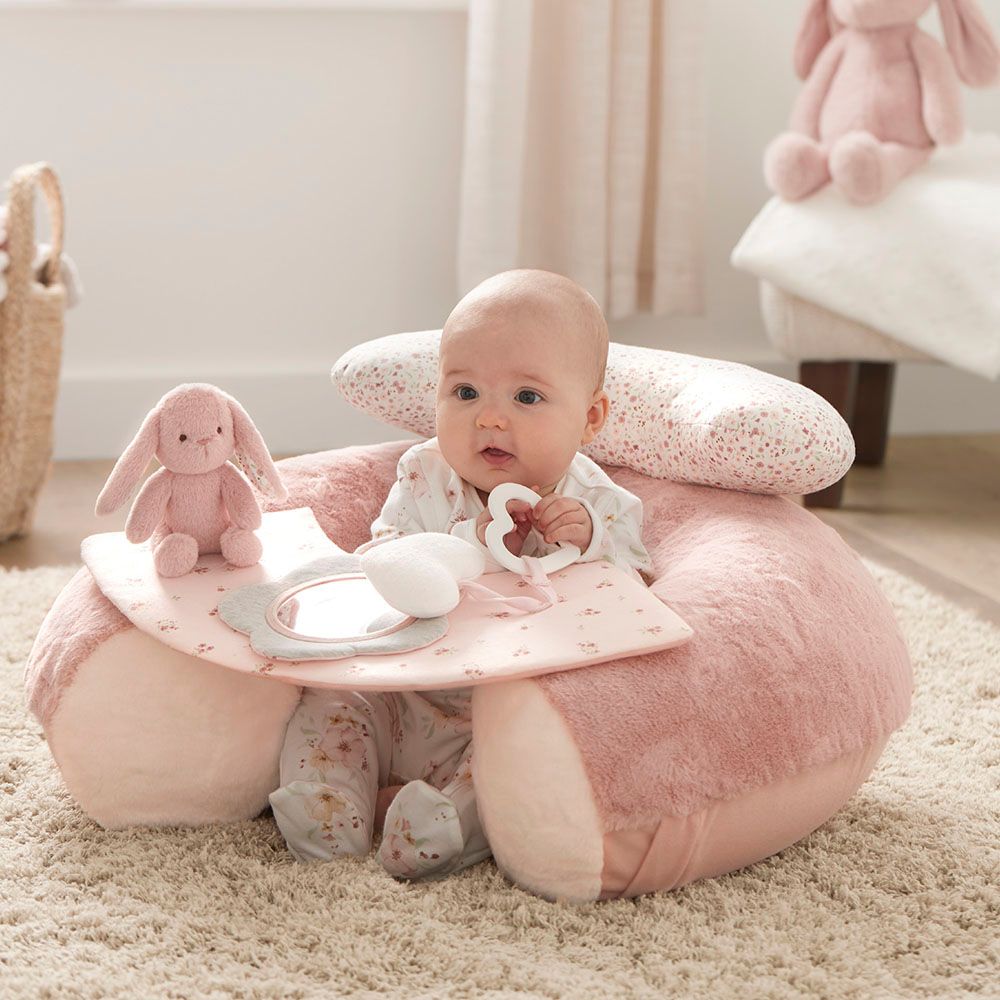 Mamas & Papas - Welcome to the World Sit And Play Bunny Interactive Seat - Pink