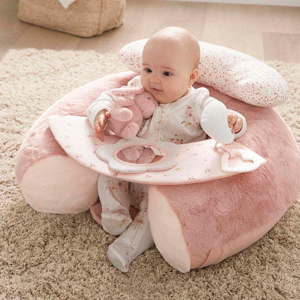 Mamas & Papas - Welcome to the World Sit And Play Bunny Interactive Seat - Pink