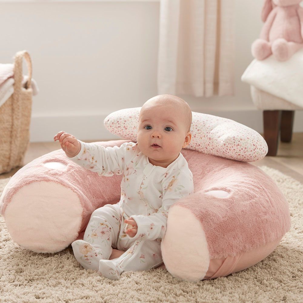 Mamas & Papas - Welcome to the World Sit And Play Bunny Interactive Seat - Pink