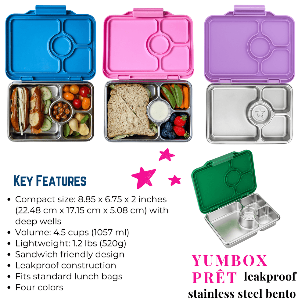 Yumbox - Pret Lunchbox With 4 Compartments - Purple