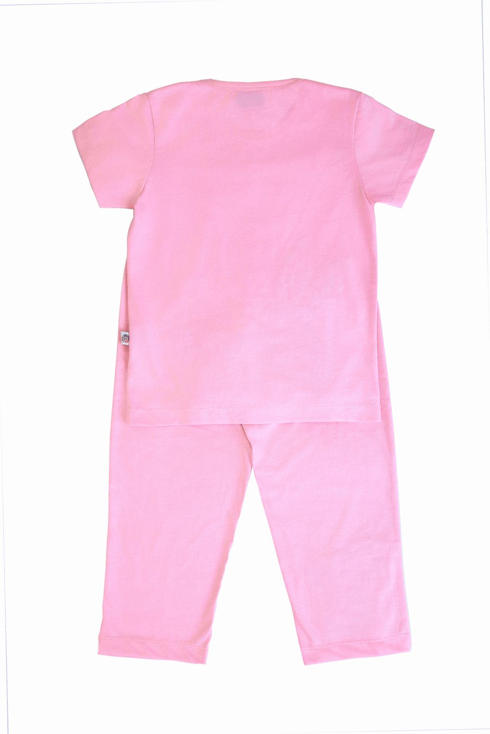 Mi Dulce An'ya - Fluffy Embroidered Bunny Nightsuit For Girls -  Pink