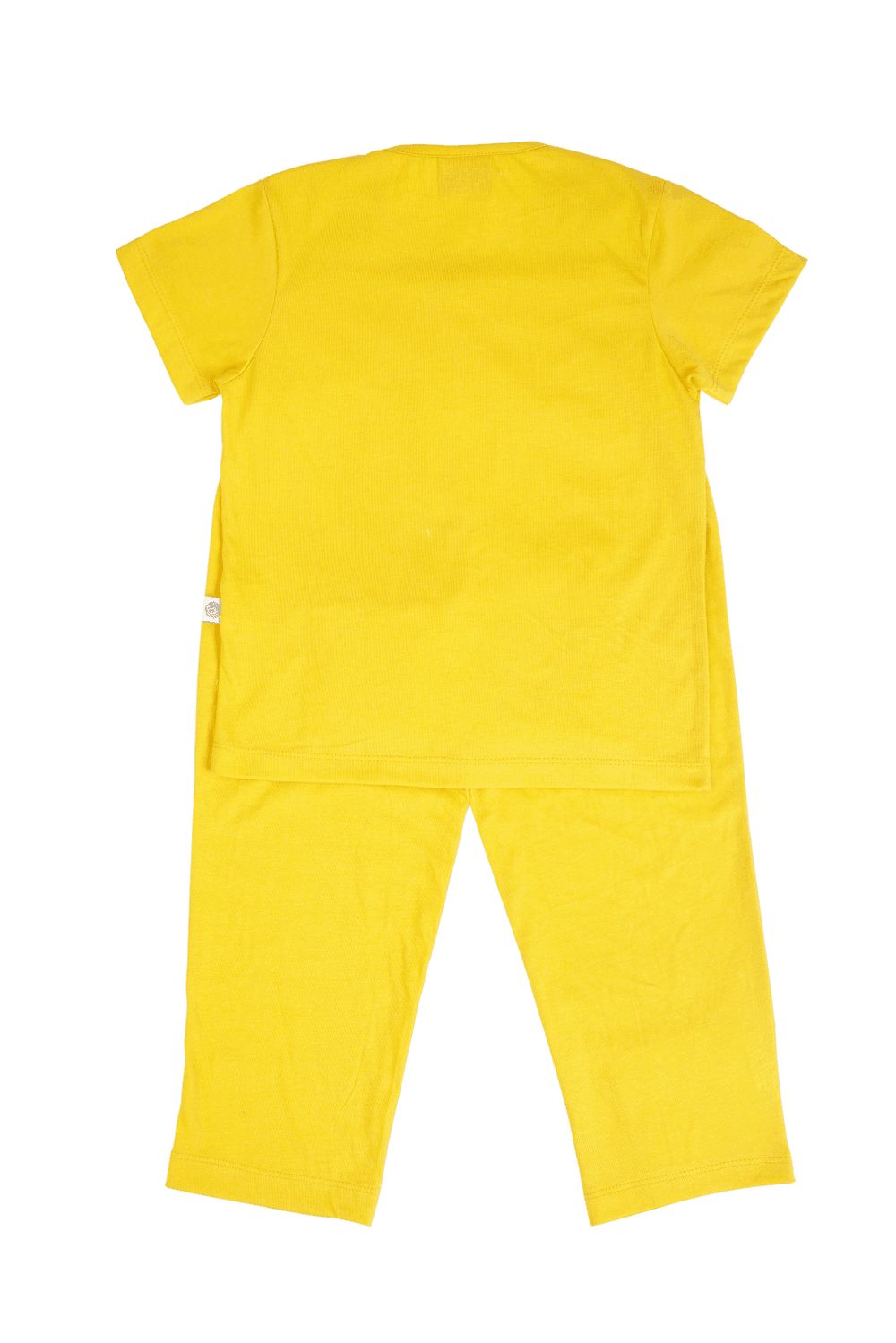 Mi Dulce An'ya - Fluffy Embroidered Teddy Nightsuit - Yellow