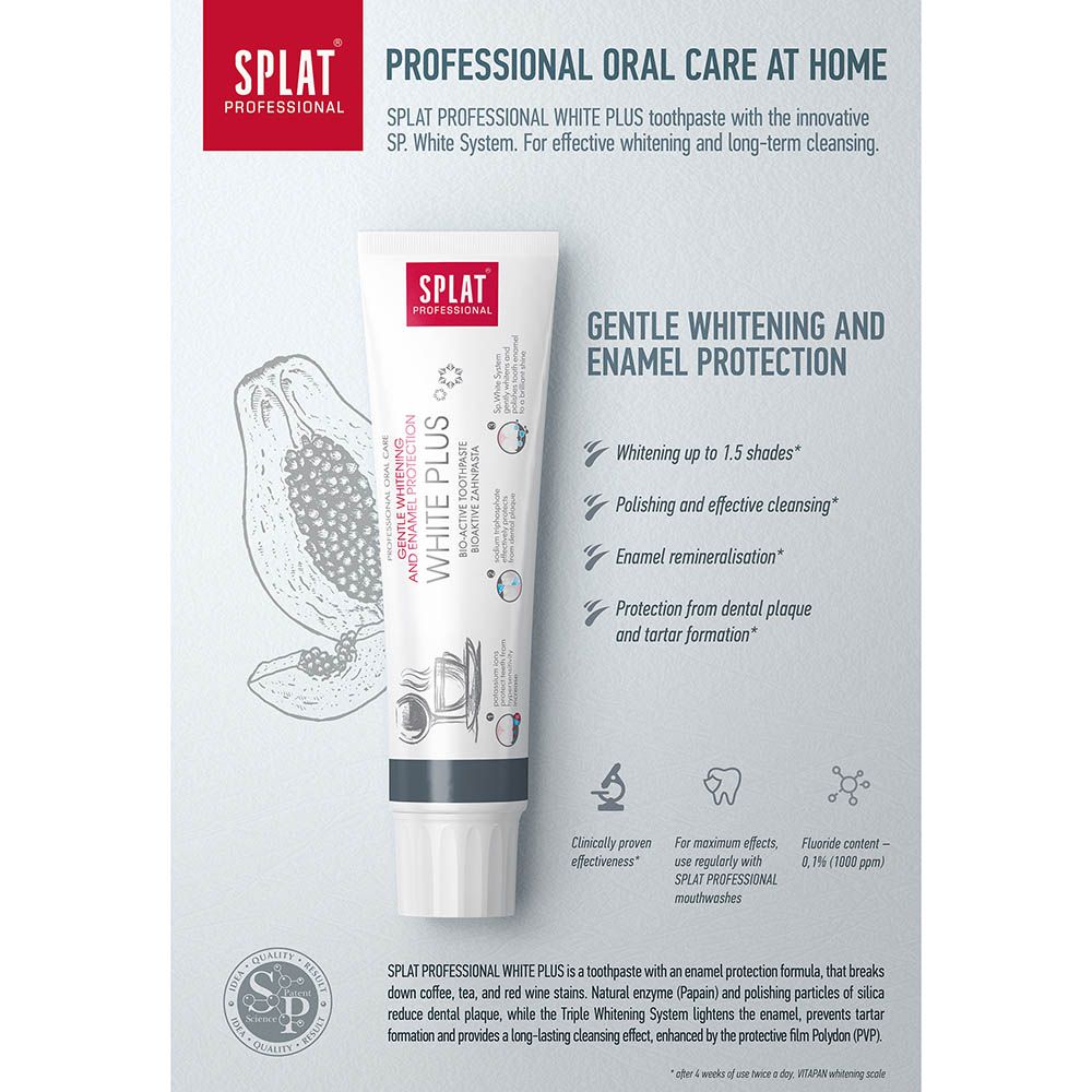 Splat - Professional White Plus Toothpaste - 100 ml