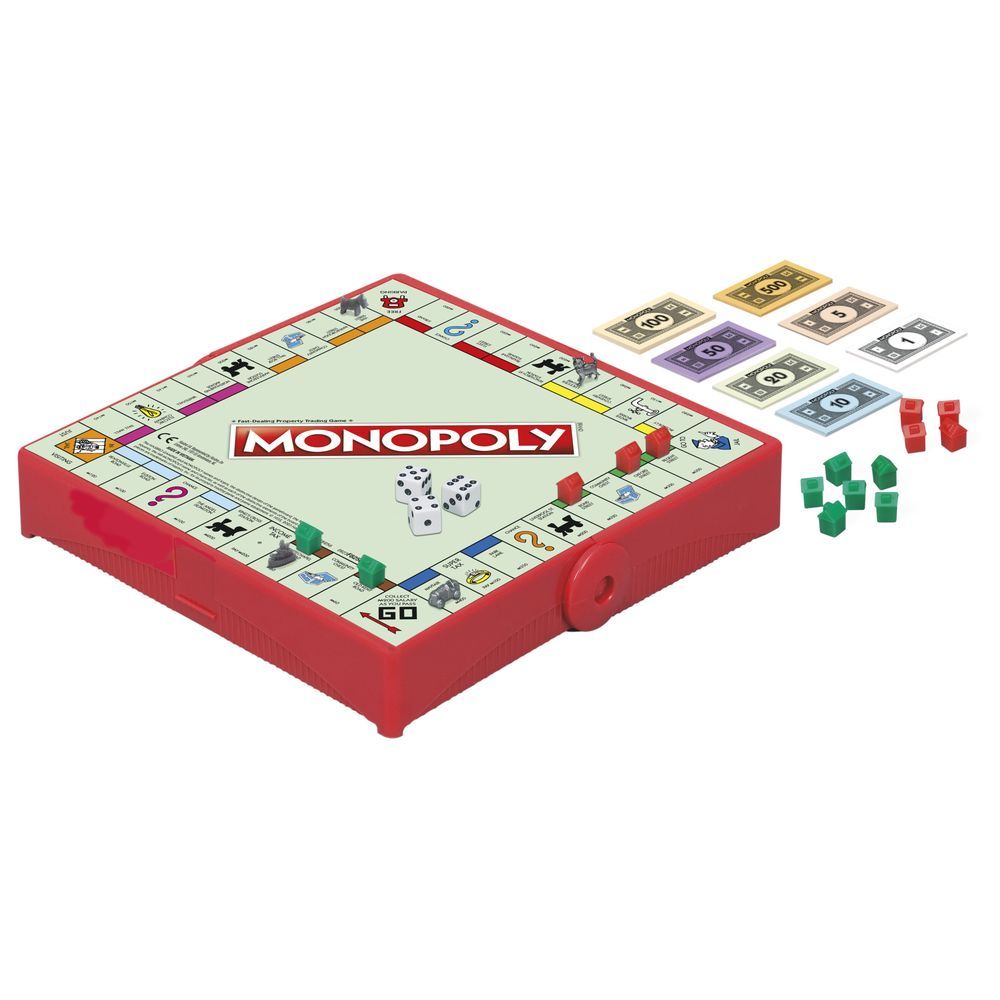 Hasbro Gaming - Grab & Go Monopoly Board Game