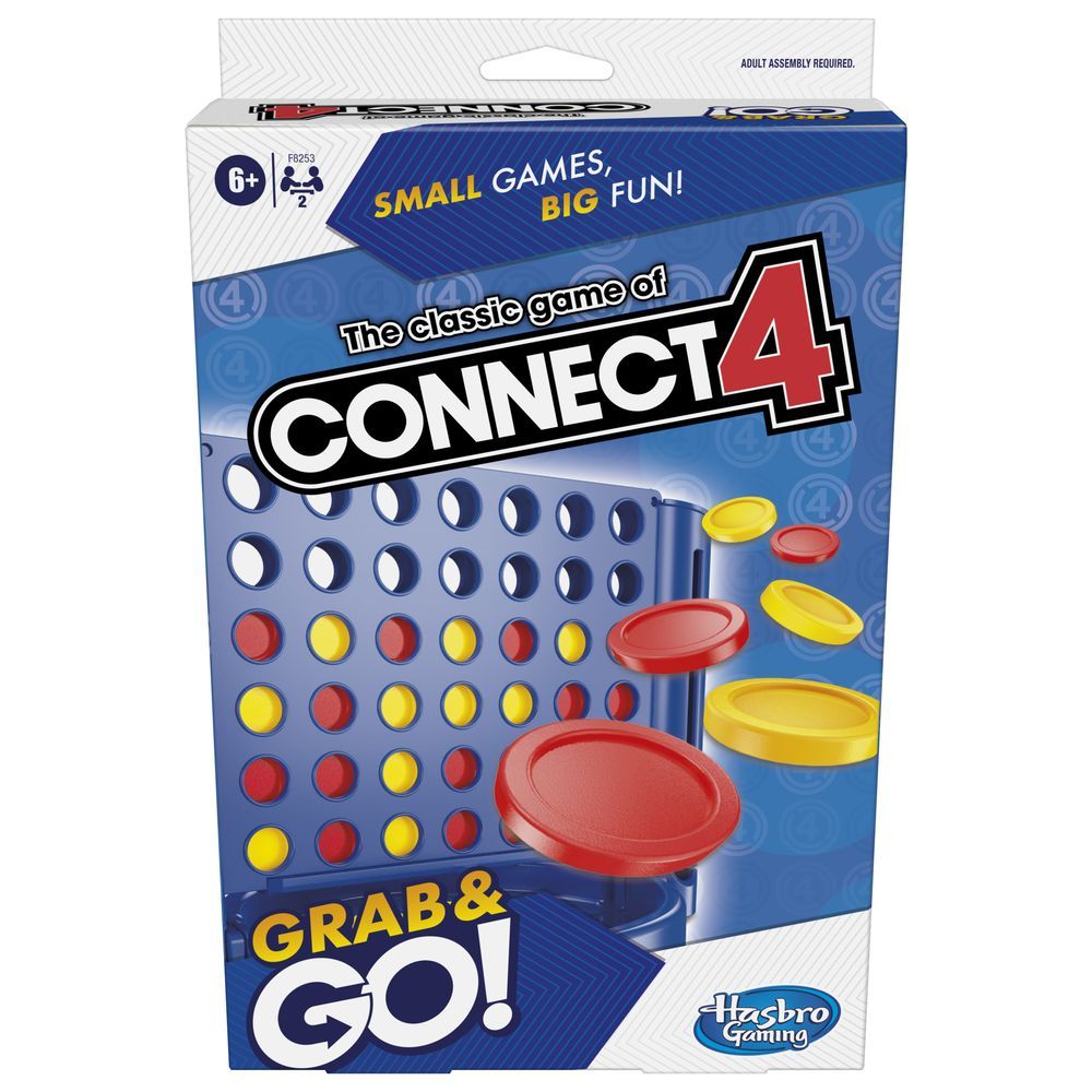 Hasbro Gaming - Grab & Go The Classic Connect 4 Game