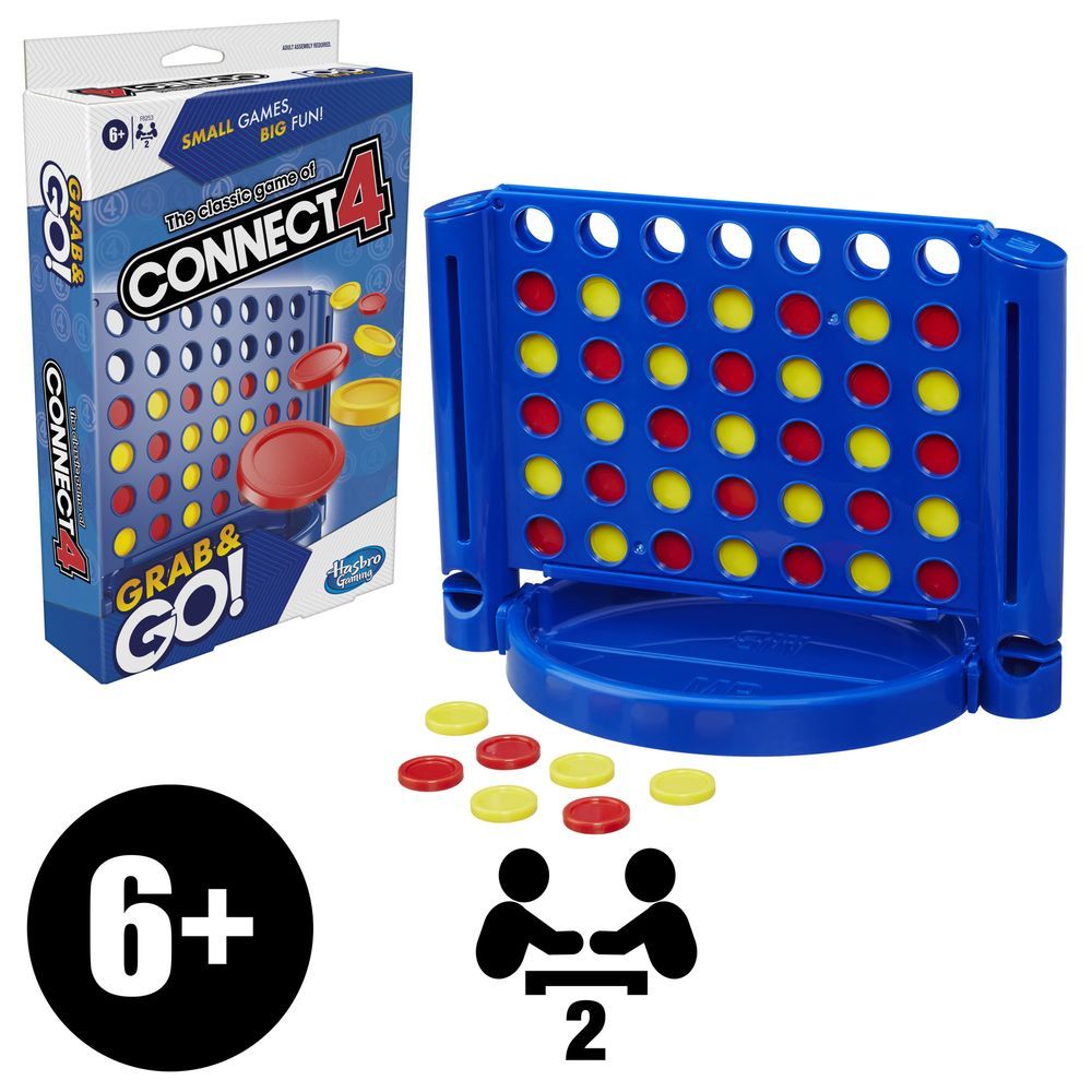 Hasbro Gaming - Grab & Go The Classic Connect 4 Game