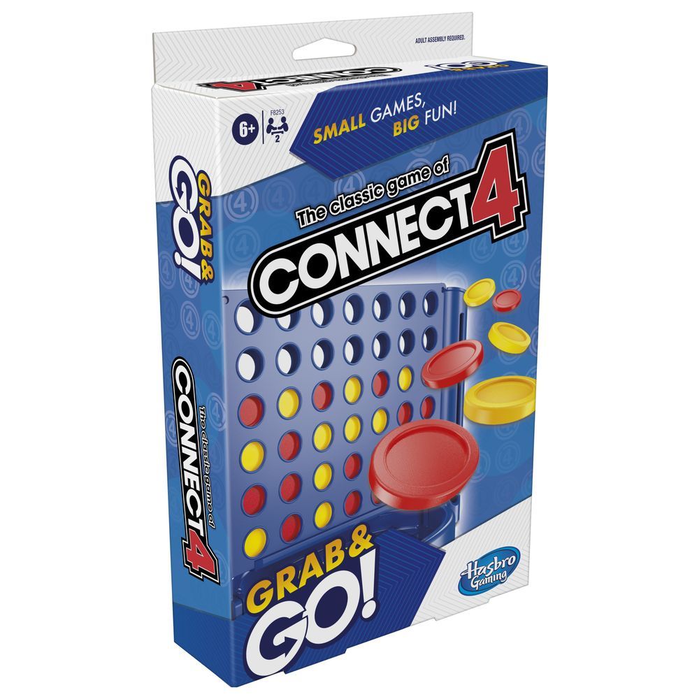 Hasbro Gaming - Grab & Go The Classic Connect 4 Game