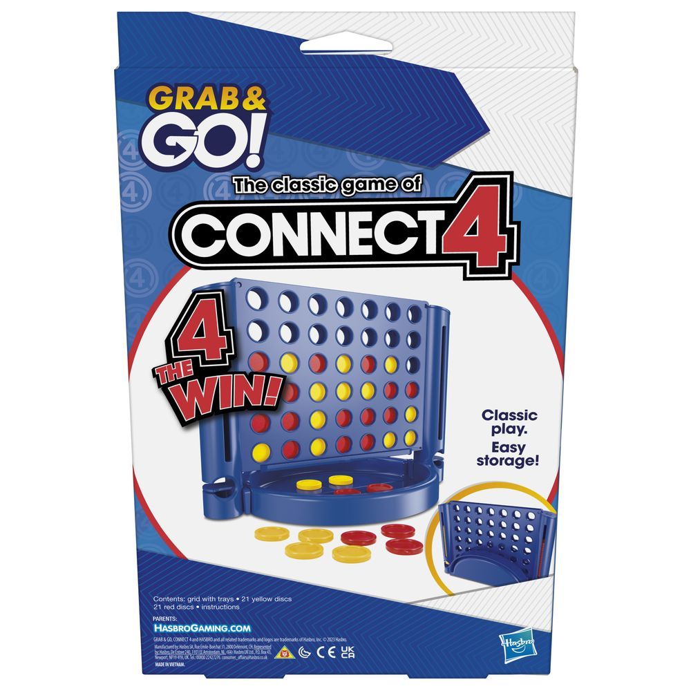 Hasbro Gaming - Grab & Go The Classic Connect 4 Game