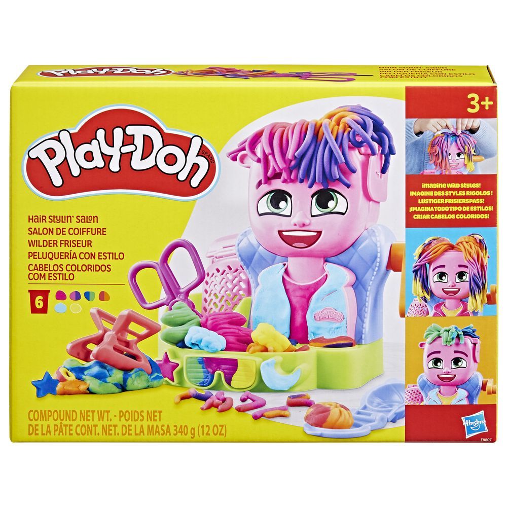 PlayDoh - Hair Stylin' Salon Playset - 16 Pcs