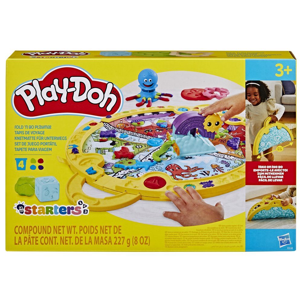 Play-Doh - Starters Fold and Go Playmat Set - 22 Pcs