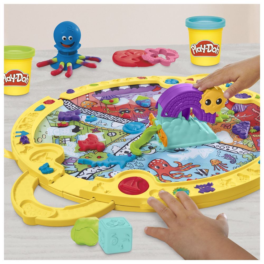 Play-Doh - Starters Fold and Go Playmat Set - 22 Pcs