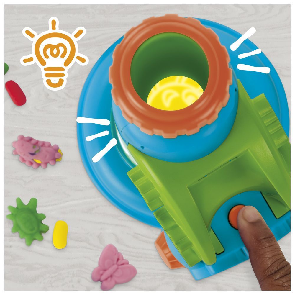 Play-Doh - Light and Look Microscope Playset - 15 Pcs