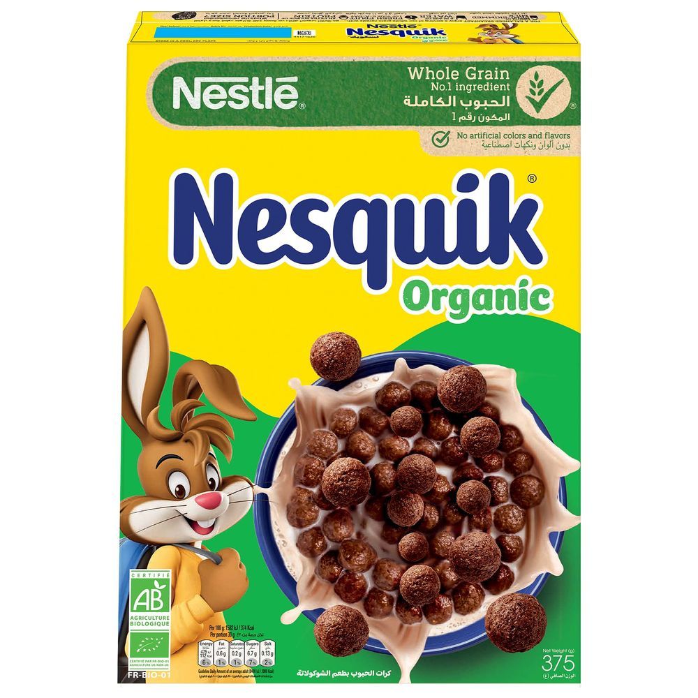 Nesquik - Organic Cereals With Whole Grain 375g