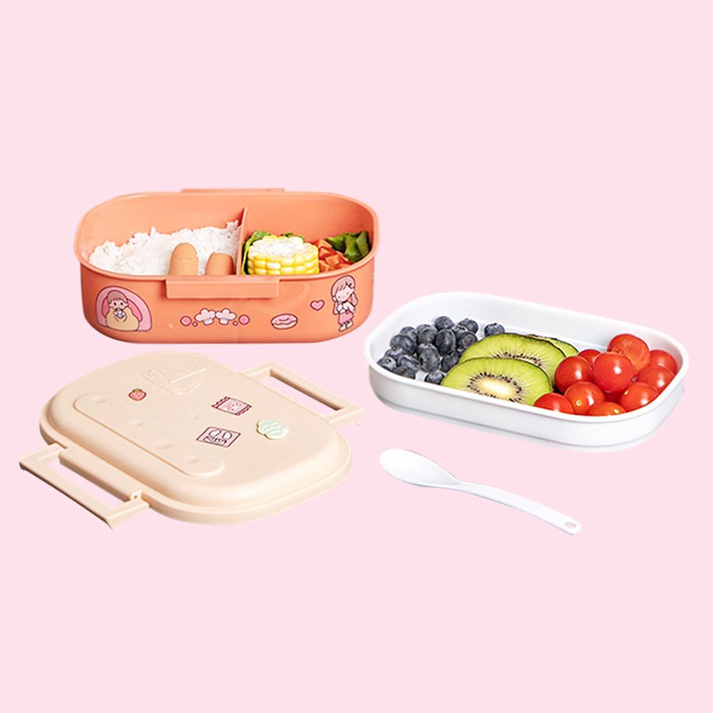 Star Babies - Double Layer Lunch Box - Peach