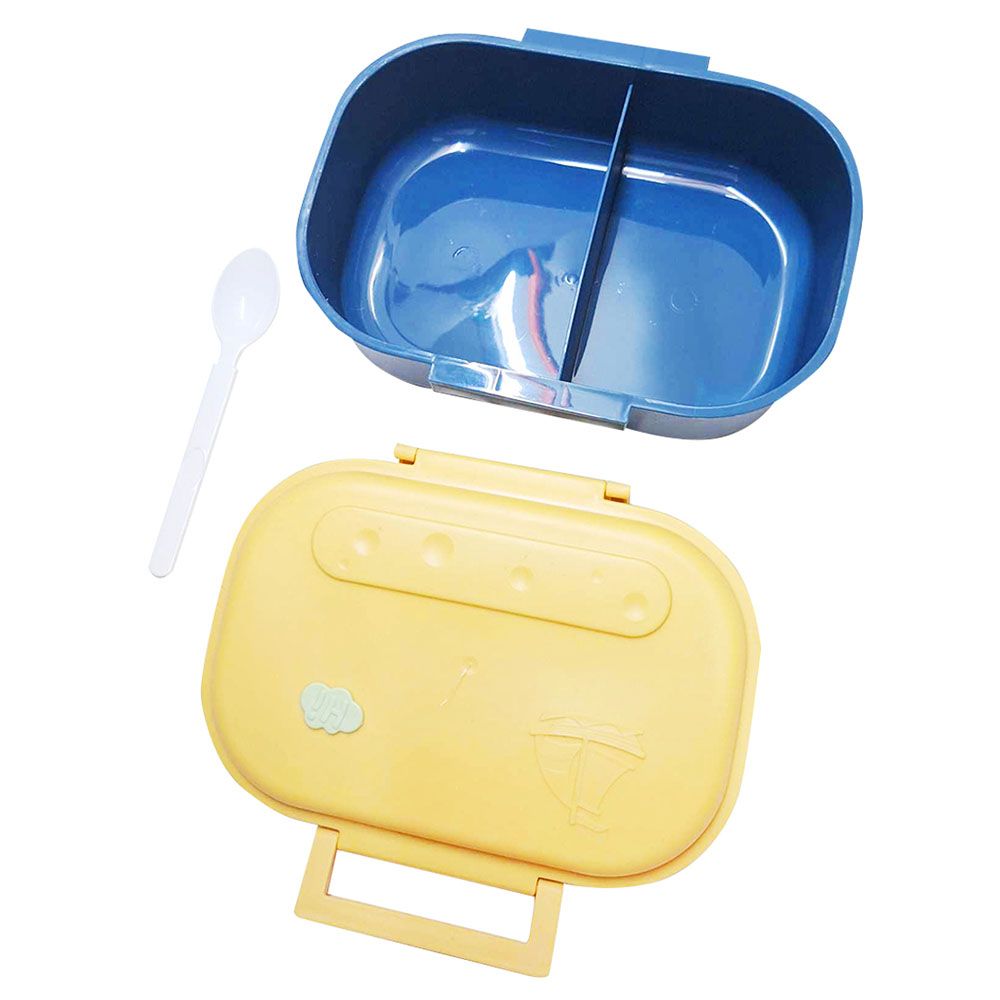 Star Babies - 2 Compartment Lunch Box With Spoon - Yellow