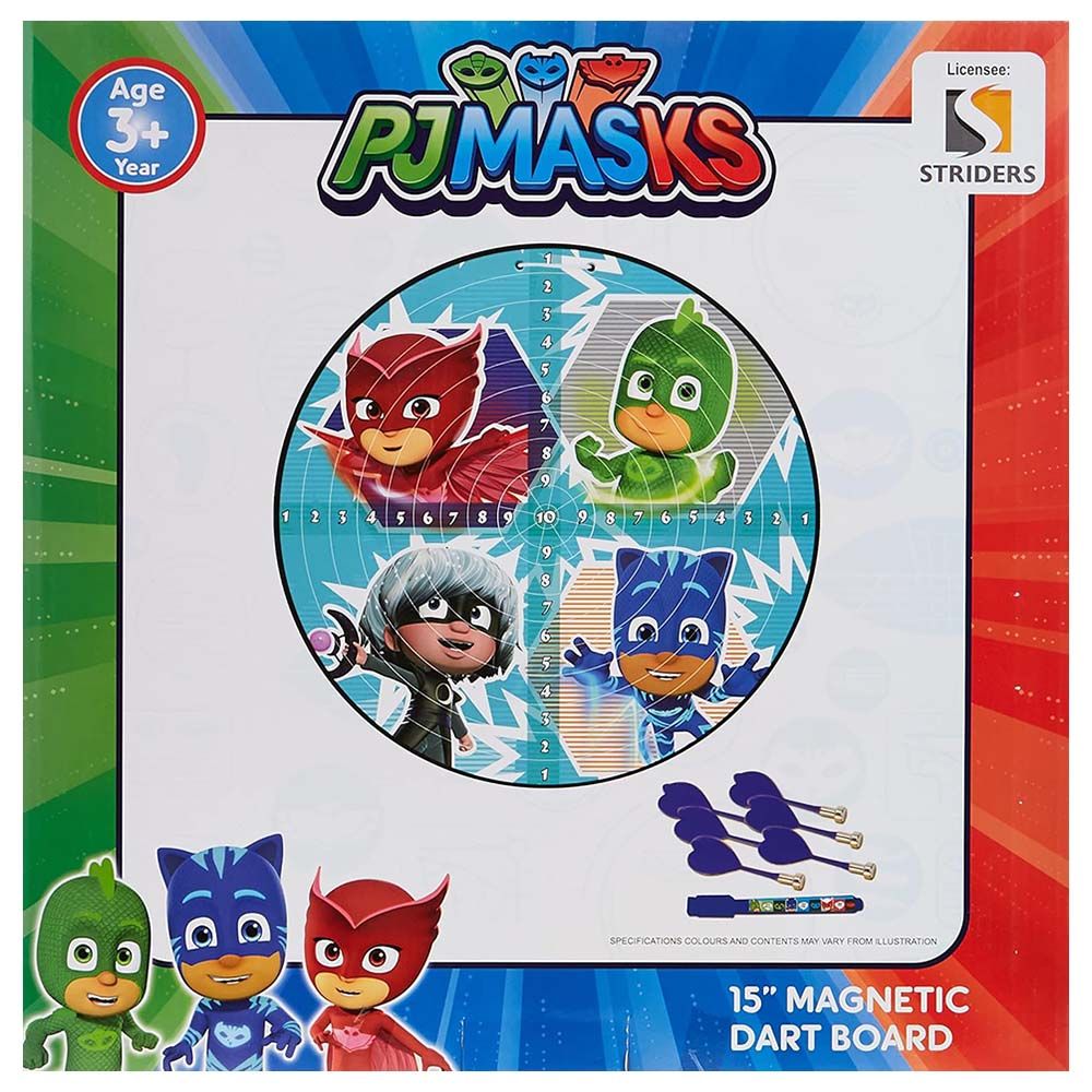 Pj Masks - Magnetic Dartboard - 15-Inch