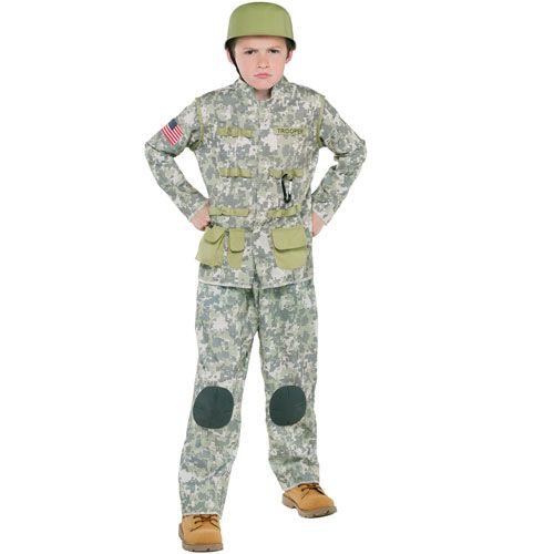 Party Centre - Combat Soldier Costume