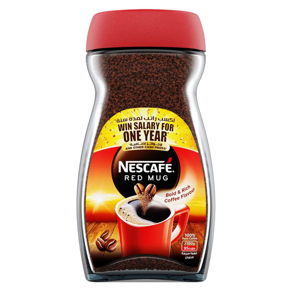 NESCAFÉ RED MUG Instant Coffee 190g Jar