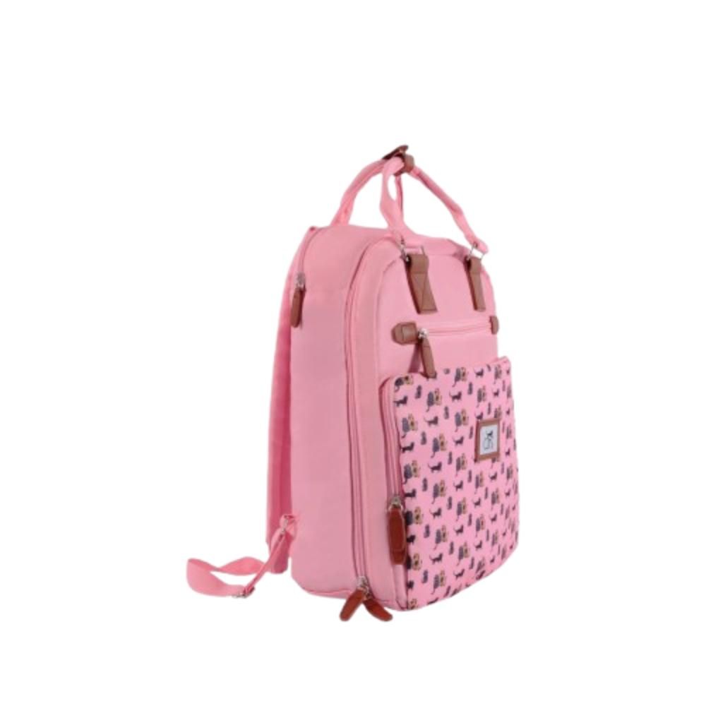 Biggdesign - Cats Laptop Backpack - Pink - 15-Inch