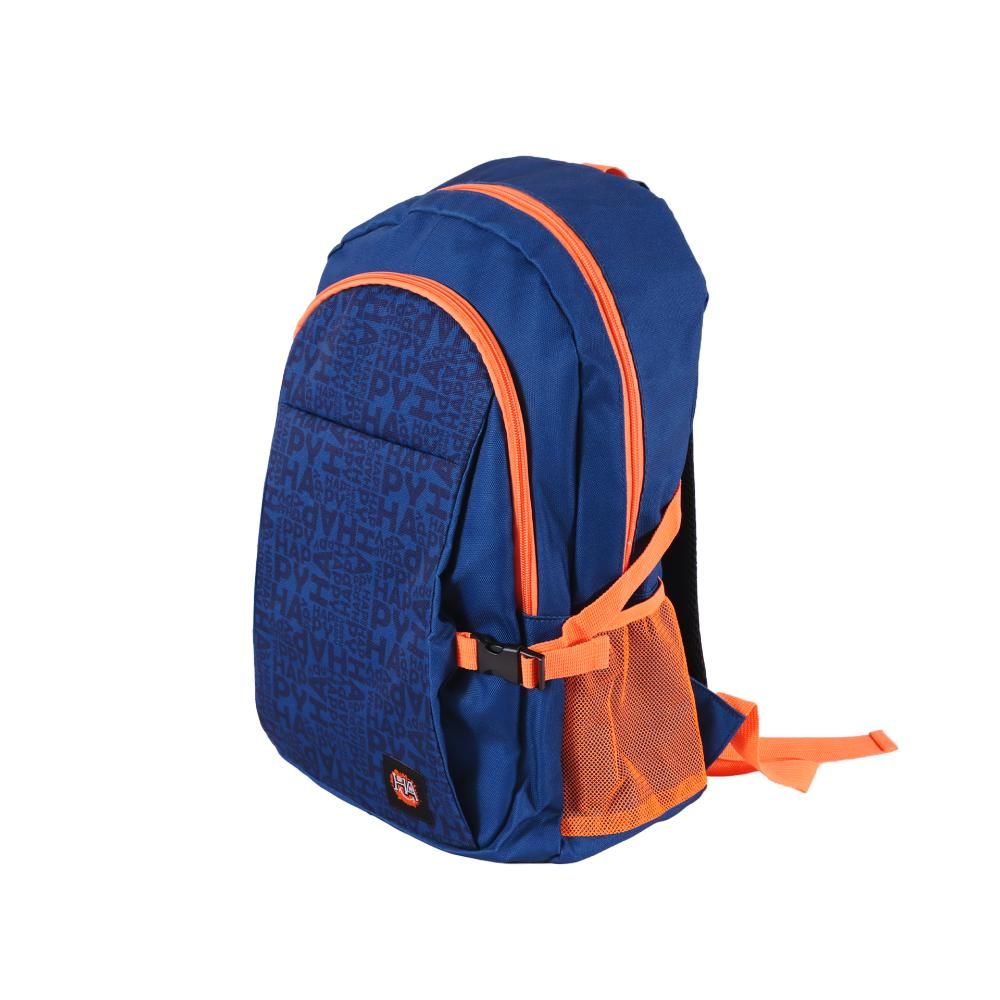 Biggdesign - Moods Up Happy Laptop Backpack - Navy Blue - 16.5-Inch