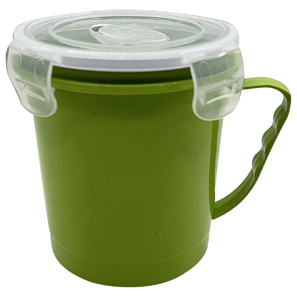 Excellent Houseware - Microware Cup W/ A Lid 600ml - Green