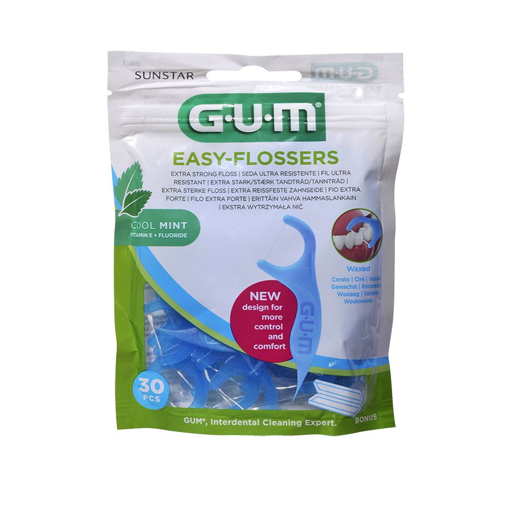 Gum - Easy Flossers With Convenient Travel Case