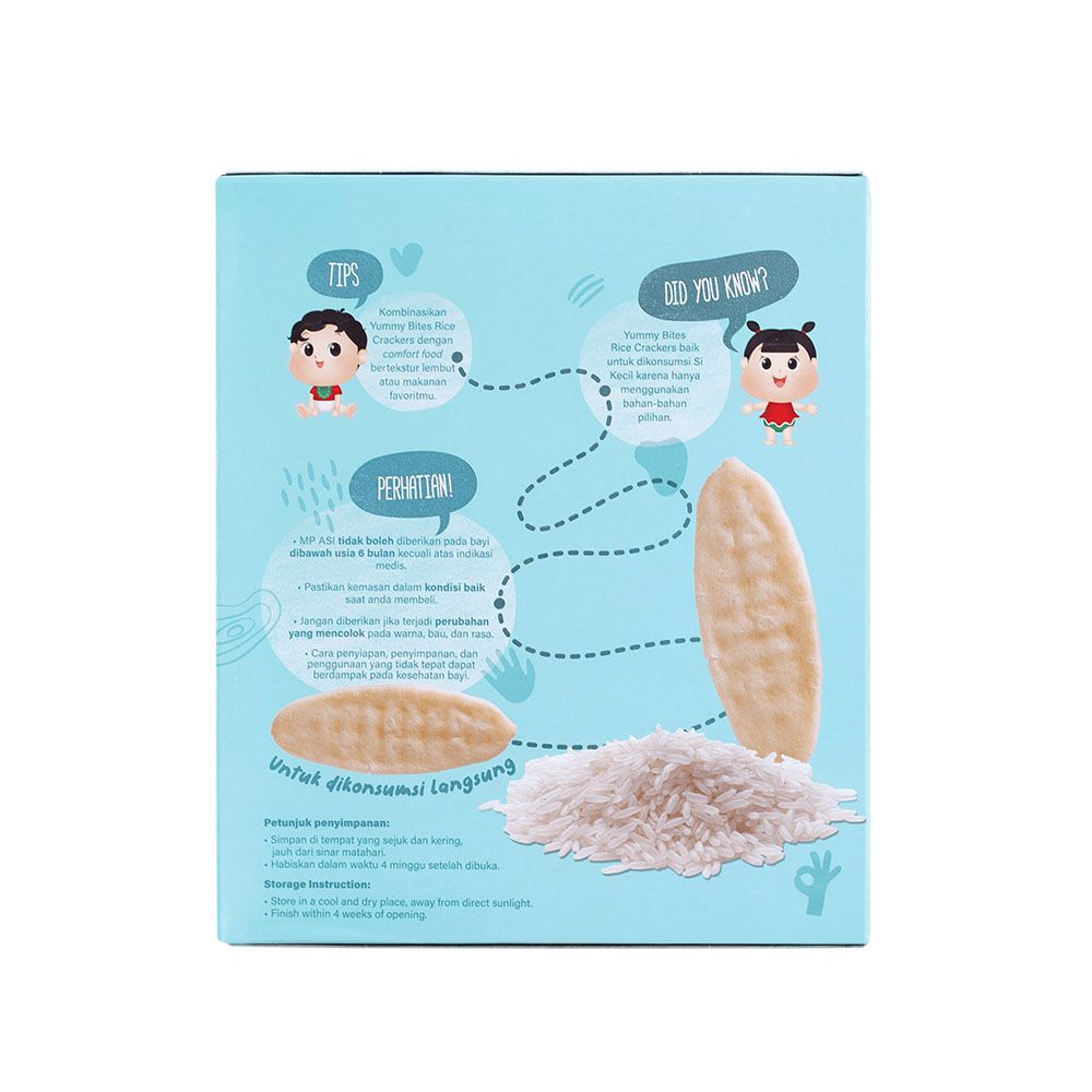 Yummy Bites - Rice Cracker Original Flavor - 50g