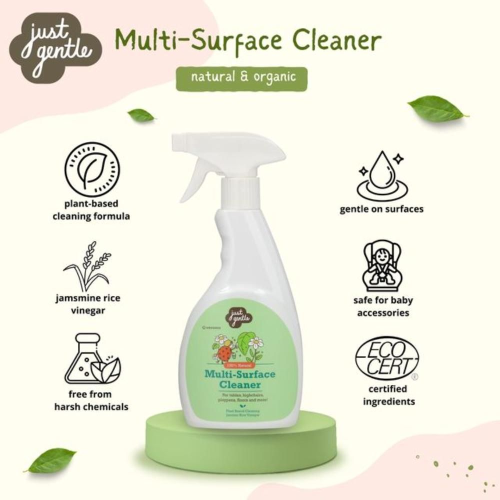 Just Gentle - Multi-Surface Cleaner with Rice Jasmine Vinegar - 500 ml