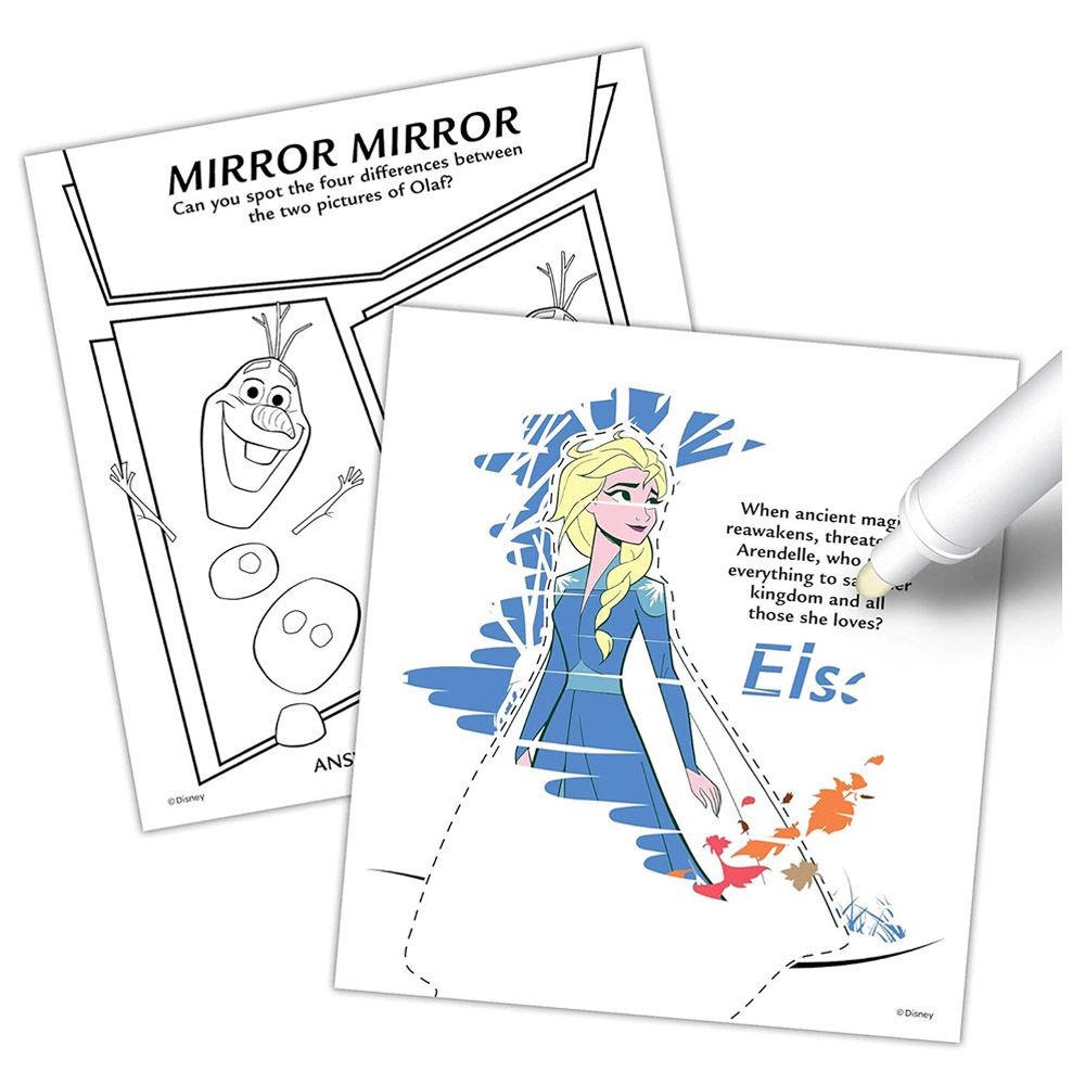 Imagine Ink Frozen 2 Activity Book With Mess-Free Marker