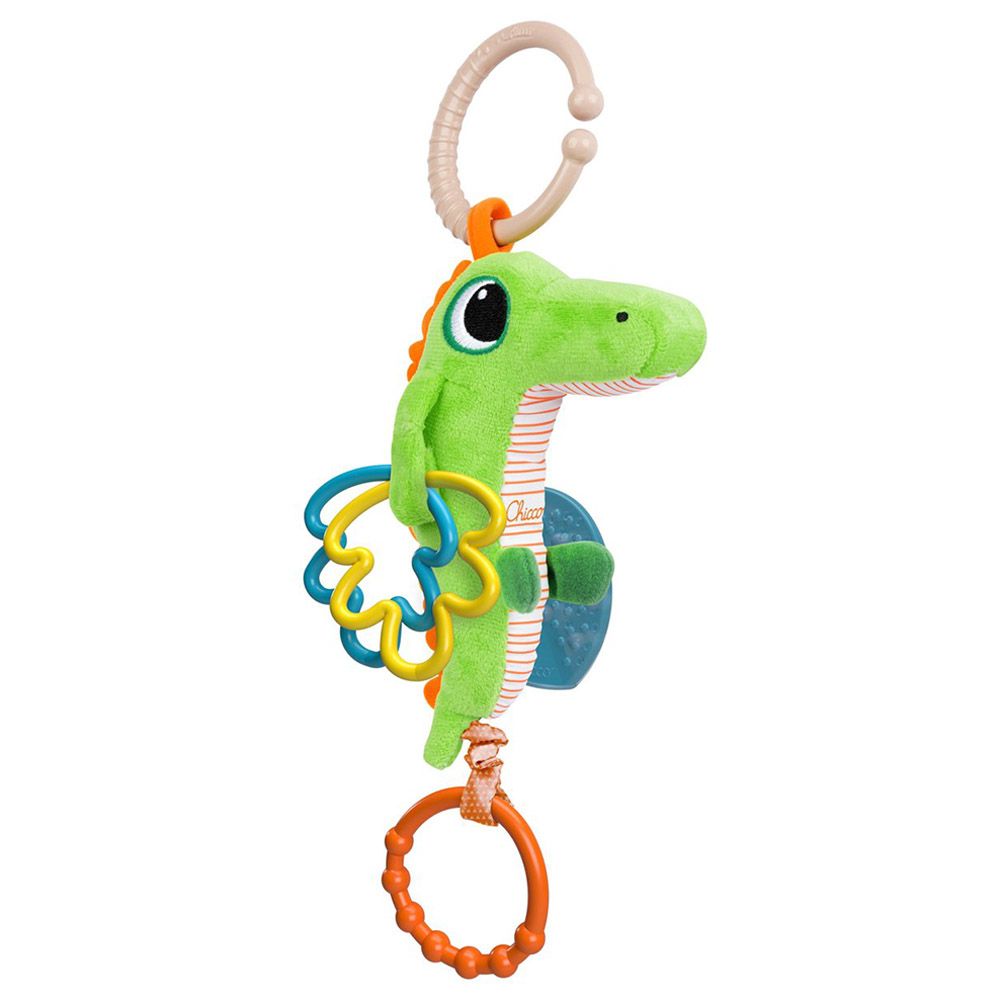 Chicco - Vibrating Crocodile Fabric Rattle