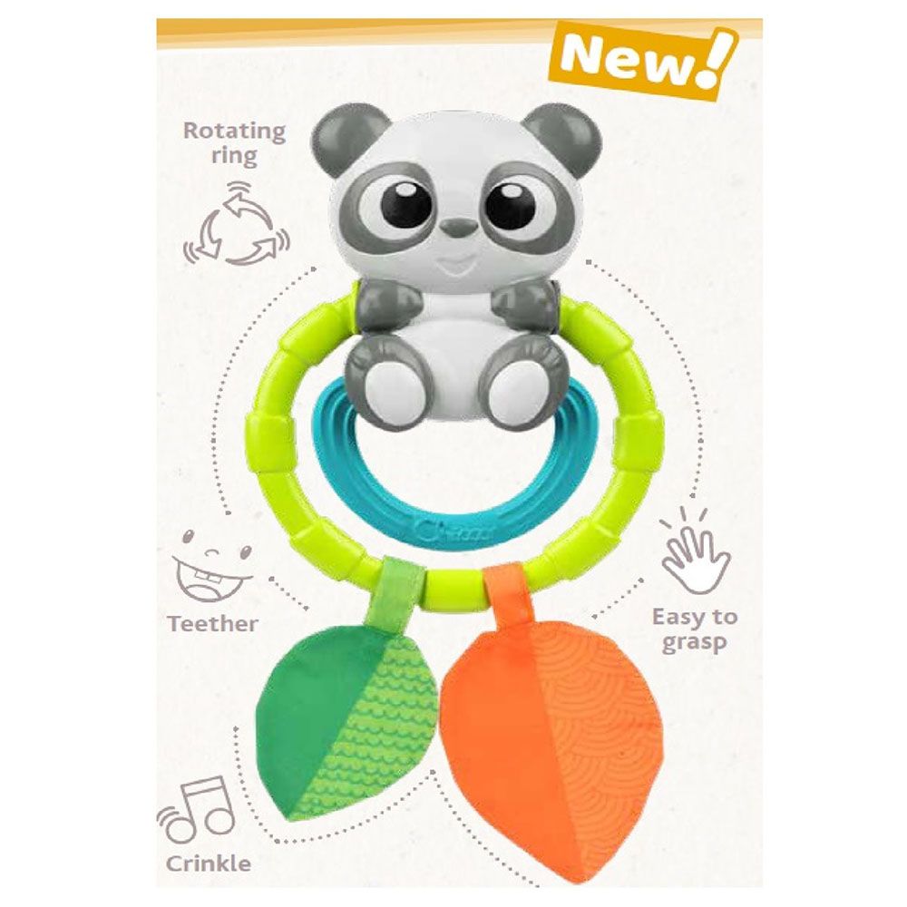 Chicco - Panda Plastic Rattle