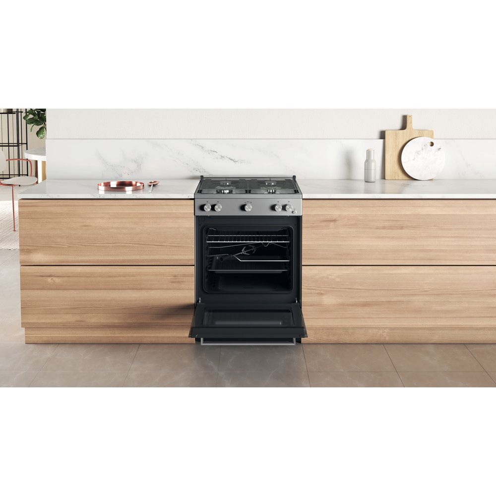 Whirlpool - Gas Cooker - Steel - 60 cm