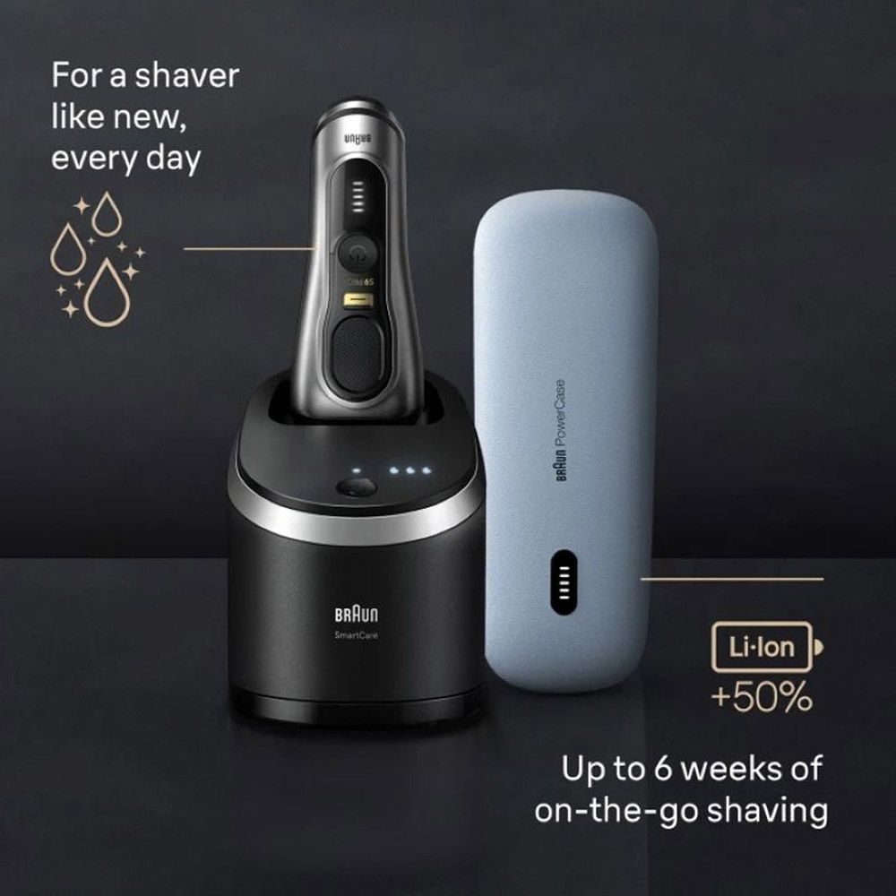 Braun - Series 9 Pro Plus Mens Electric Shaver Kit - Silver