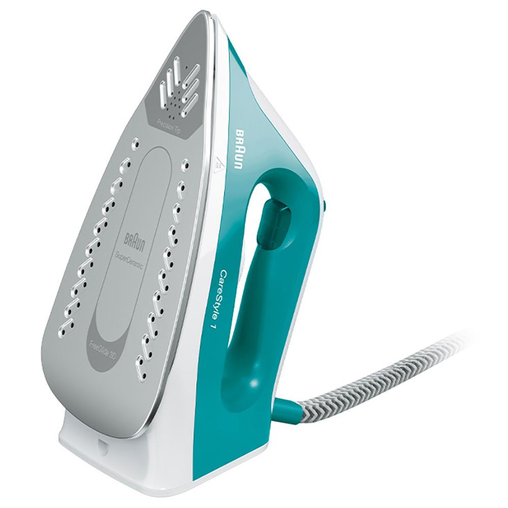 Braun - Steam Generator Iron 2200 W - White/Turquoise