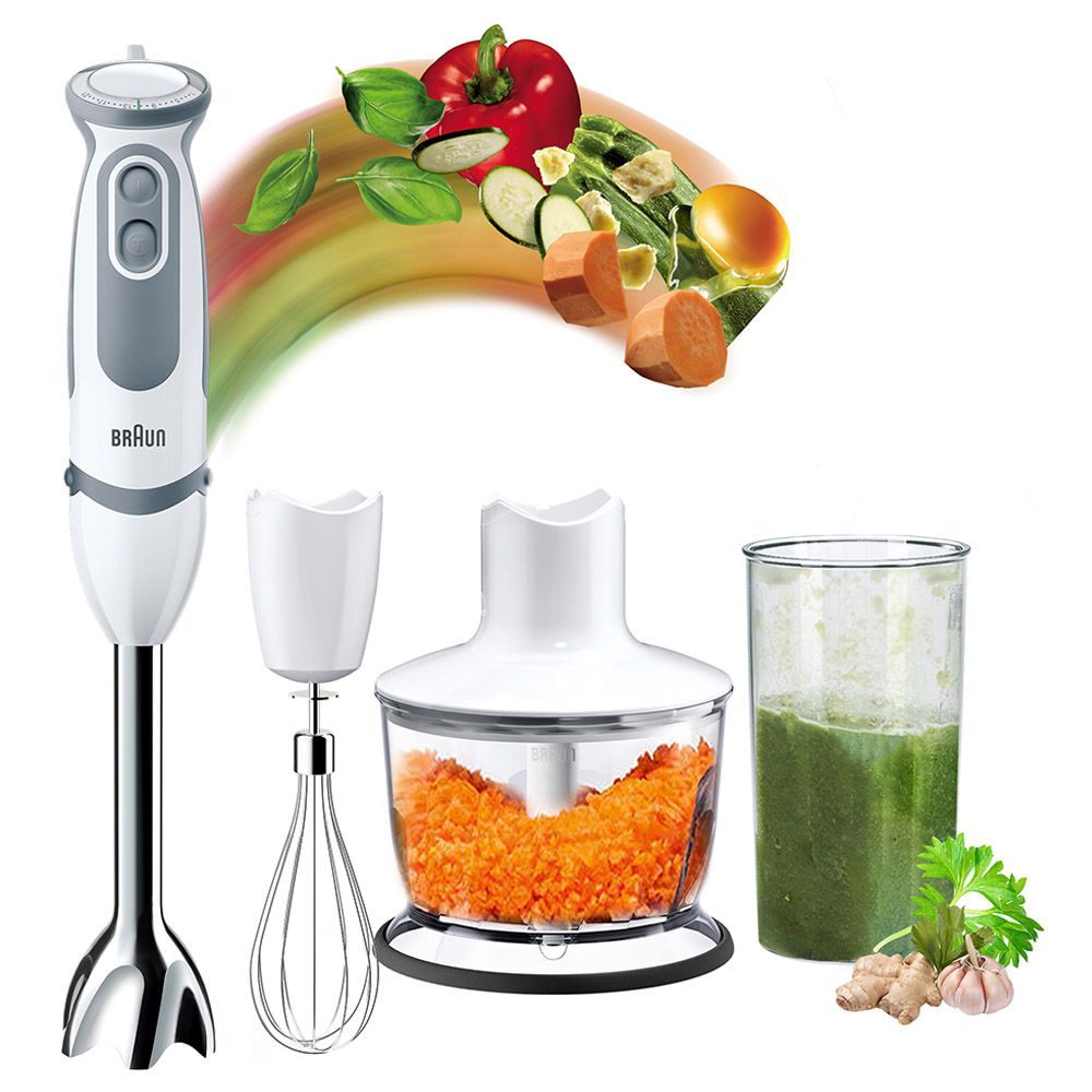 Braun - MultiQuick 5 Vario Hand Blender - White - 1000 W