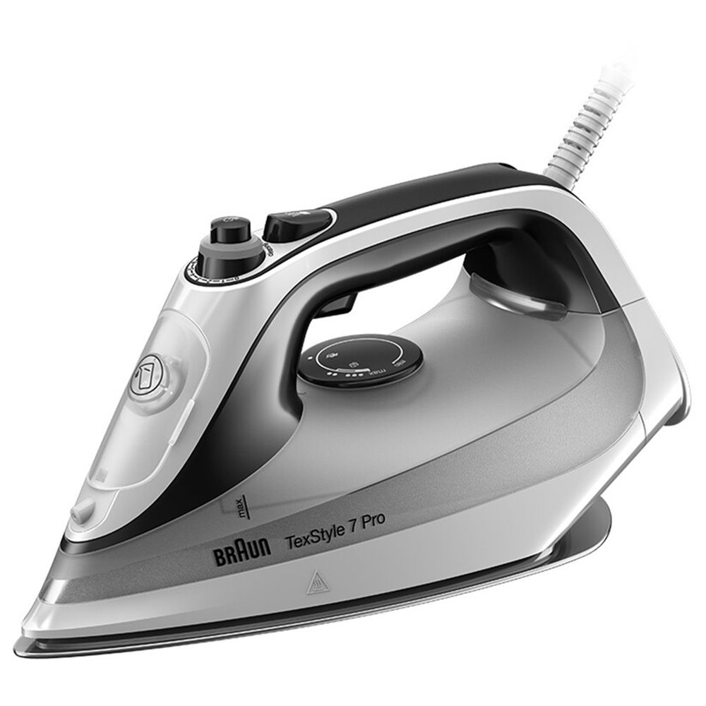 Braun - Pro Steam Iron 2900 W - White/Black