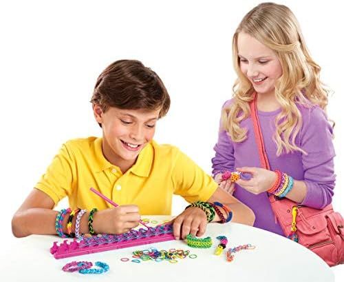 CraZArt - CraZLoom Ultimate Rubber Band Loom DIY Craft Kit - Neon