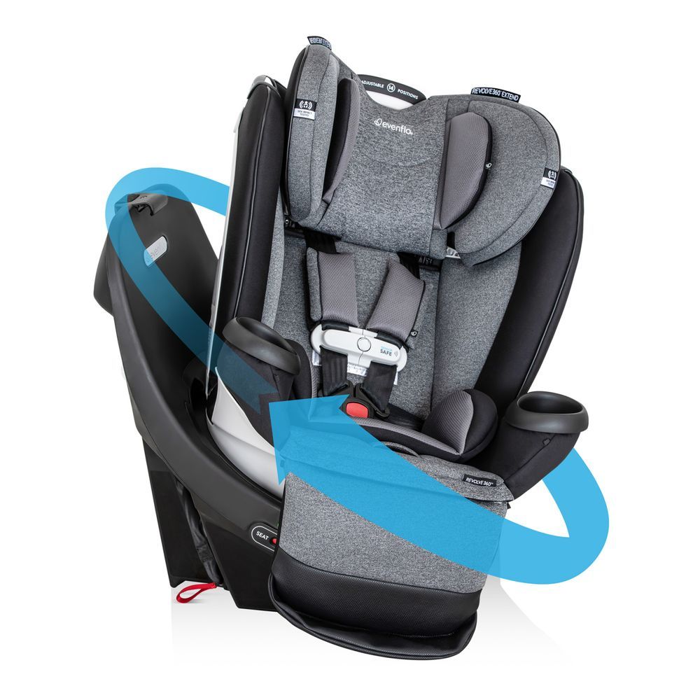 Evenflo - All-In-One Gold Revolve360 Extend Rotational Car Seat With Sensor Safe