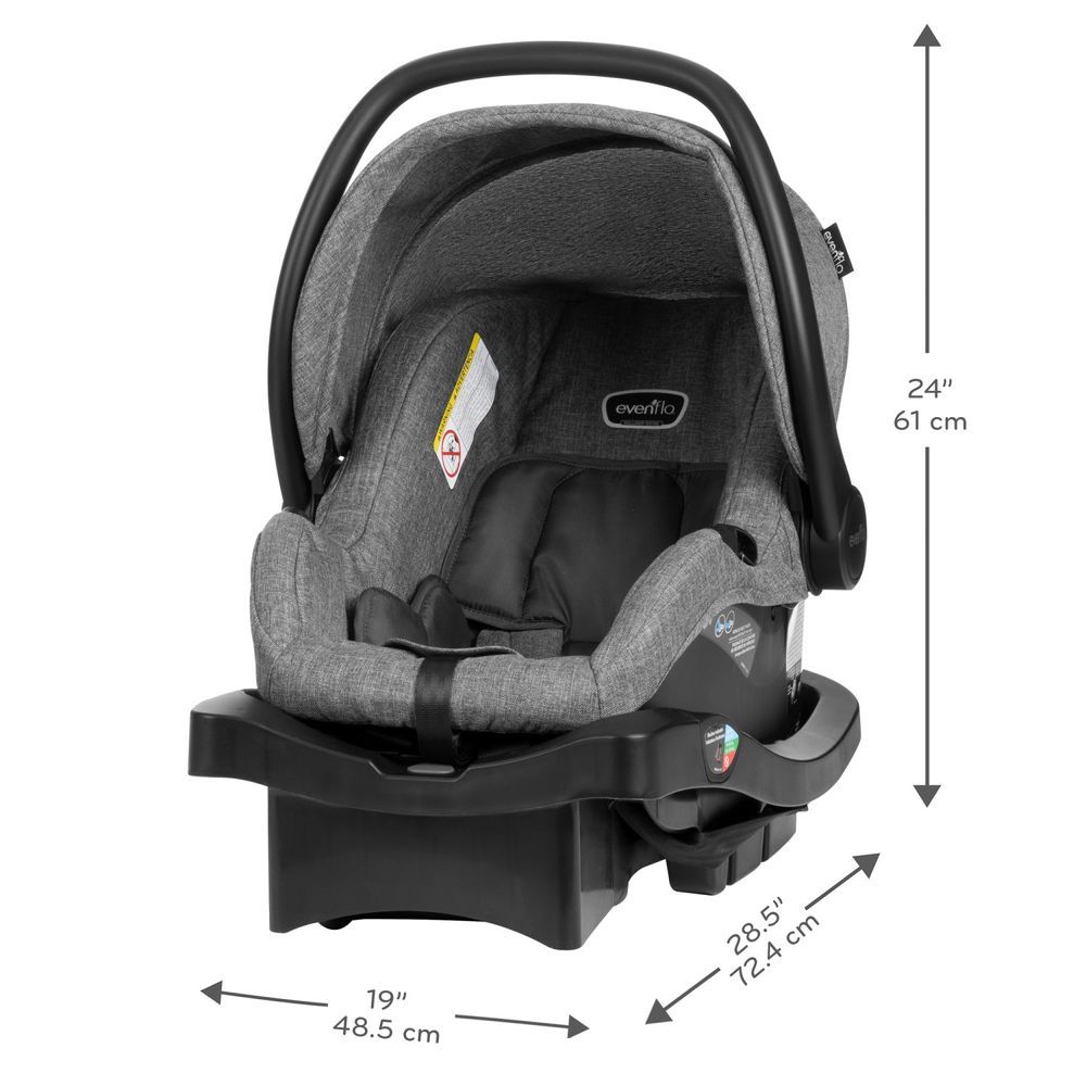 Evenflo - Omni Plus Modular Travel System With LiteMax Sport Rear-Facing Infant Car Seat