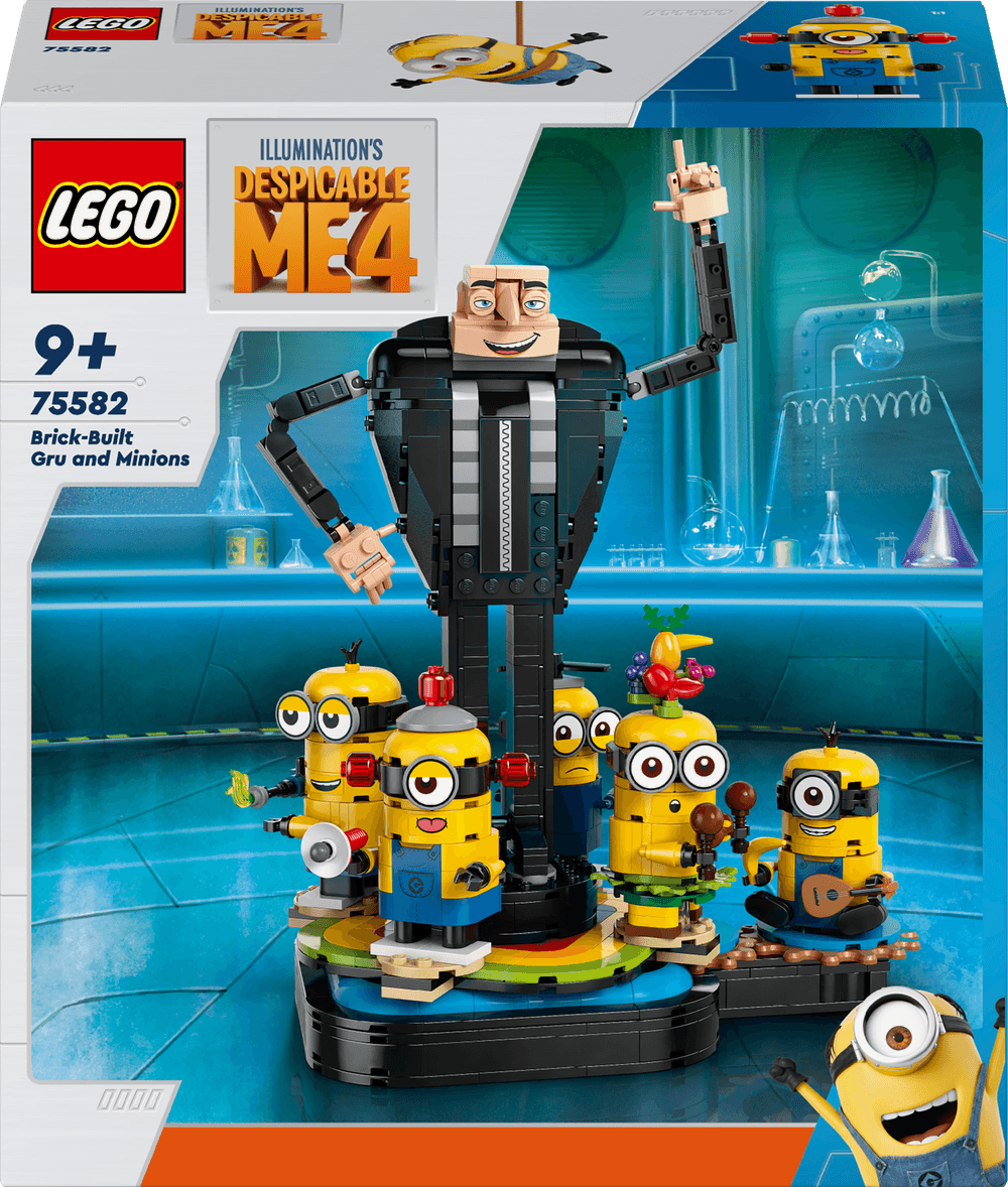 Lego - Brick-Built Gru And Minions Playset - 839pcs