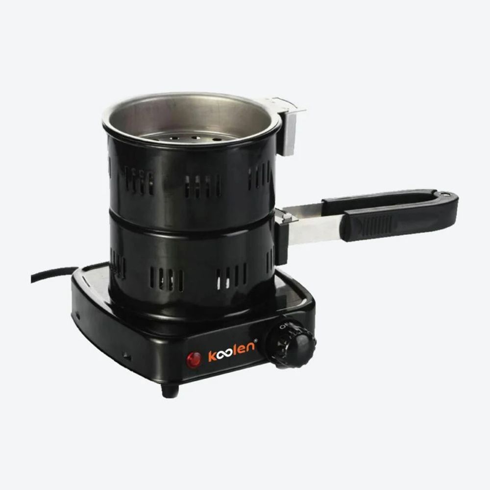 Koolen - Charcoal Burner w/ Temperature Control - Black - 800 W